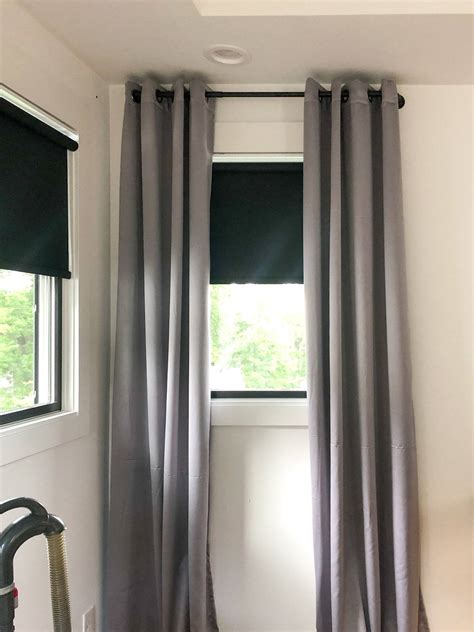 where to install curtain rod